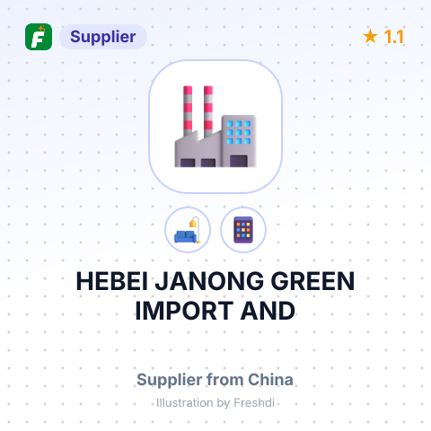 HEBEI JANONG GREEN IMPORT AND – summary card, no photo uploaded yet
