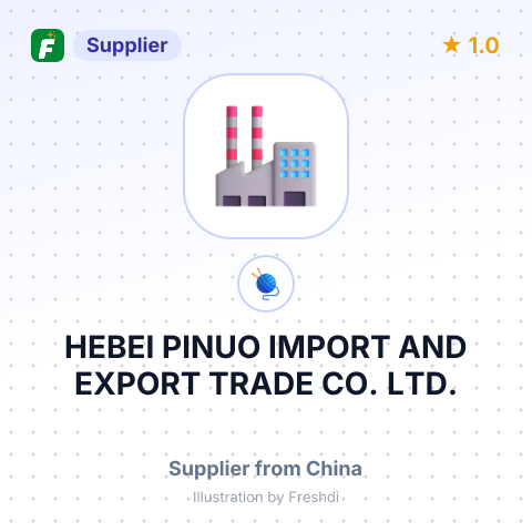 HEBEI PINUO IMPORT AND EXPORT TRADE CO. ,LTD. – summary card, no photo uploaded yet