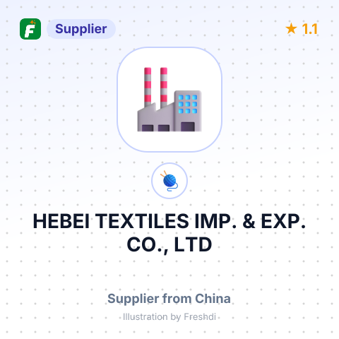 HEBEI TEXTILES IMP. & EXP. CO., LTD – summary card, no photo uploaded yet