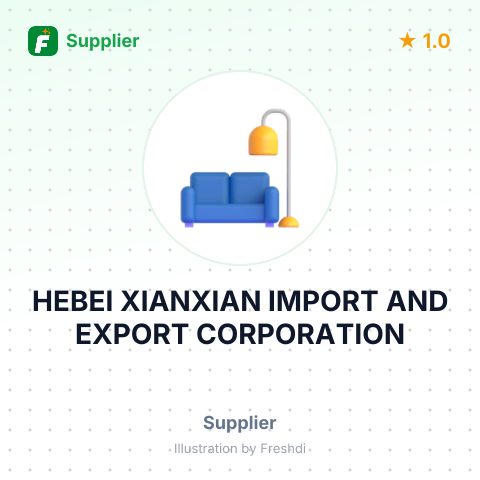 HEBEI XIANXIAN IMPORT AND EXPORT CORPORATION – summary card, no photo uploaded yet