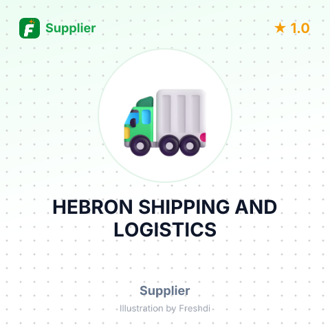 HEBRON SHIPPING AND LOGISTICS – summary card, no photo uploaded yet