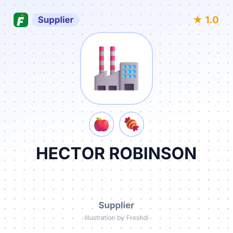 HECTOR ROBINSON – summary card, no photo uploaded yet