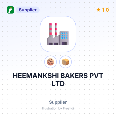 HEEMANKSHI BAKERS PVT LTD – summary card, no photo uploaded yet