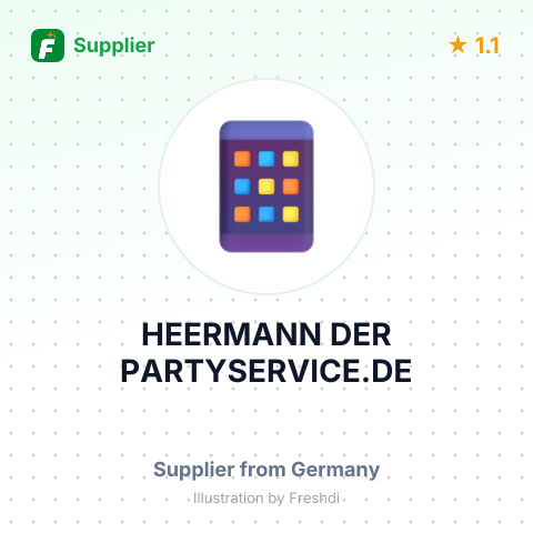 HEERMANN DER PARTYSERVICE.DE – summary card, no photo uploaded yet