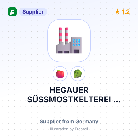 HEGAUER SÜSSMOSTKELTEREI WILHELM AUER OHG – summary card, no photo uploaded yet