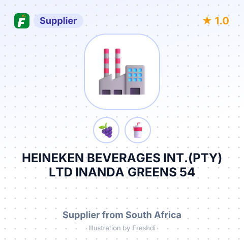 HEINEKEN BEVERAGES INT.(PTY) LTD INANDA GREENS 54 WIERDA ROAD WEST SANDTON, 2196 – summary card, no photo uploaded yet