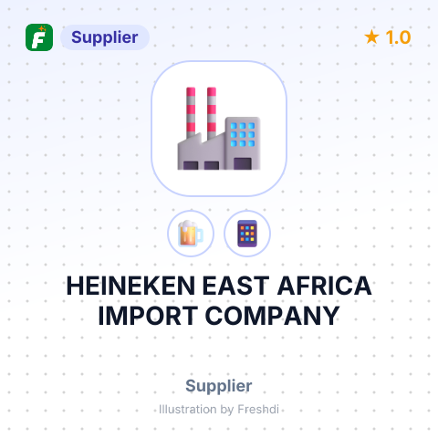 HEINEKEN EAST AFRICA IMPORT COMPANY – summary card, no photo uploaded yet