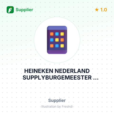 HEINEKEN NEDERLAND SUPPLYBURGEMEESTER SMEETSWEG – summary card, no photo uploaded yet
