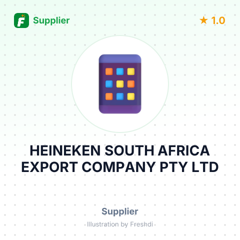HEINEKEN SOUTH AFRICA EXPORT COMPANY PTY LTD – summary card, no photo uploaded yet