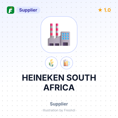HEINEKEN SOUTH AFRICA – summary card, no photo uploaded yet