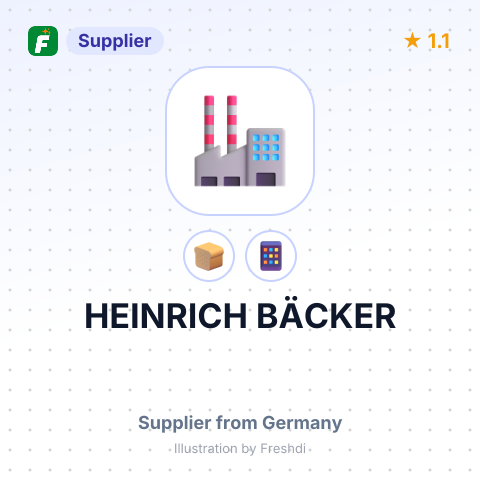 HEINRICH BÄCKER – summary card, no photo uploaded yet