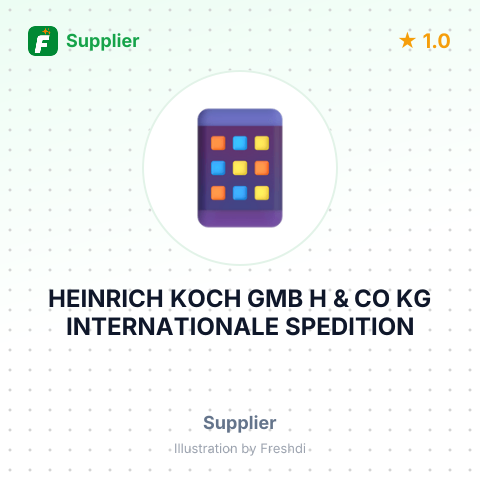 HEINRICH KOCH GMB H & CO KG INTERNATIONALE SPEDITION – summary card, no photo uploaded yet