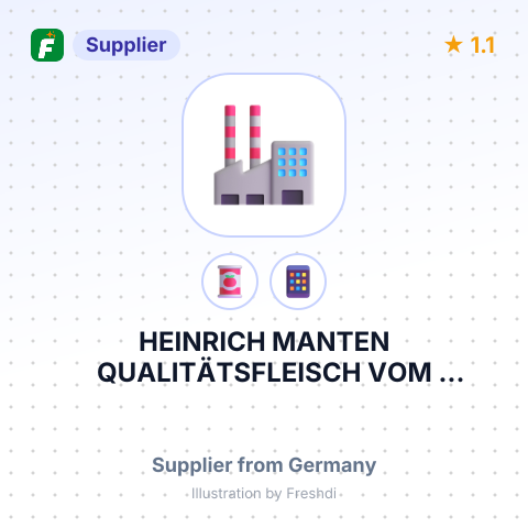 HEINRICH MANTEN QUALITÄTSFLEISCH VOM NIEDERRHEIN GMBH & CO. KG – summary card, no photo uploaded yet