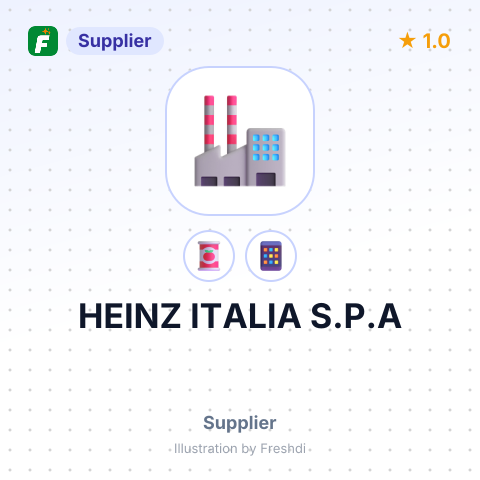 HEINZ ITALIA S.P.A – summary card, no photo uploaded yet