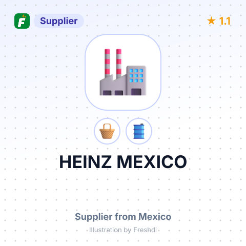 HEINZ MEXICO – summary card, no photo uploaded yet