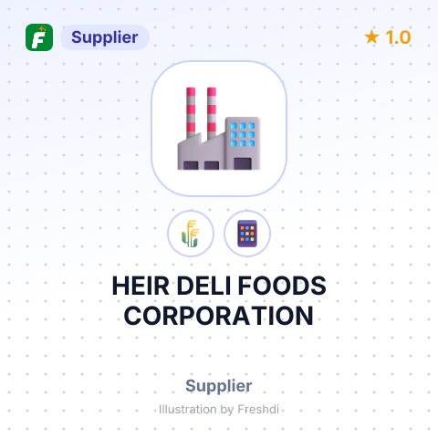 HEIR DELI FOODS CORPORATION – summary card, no photo uploaded yet