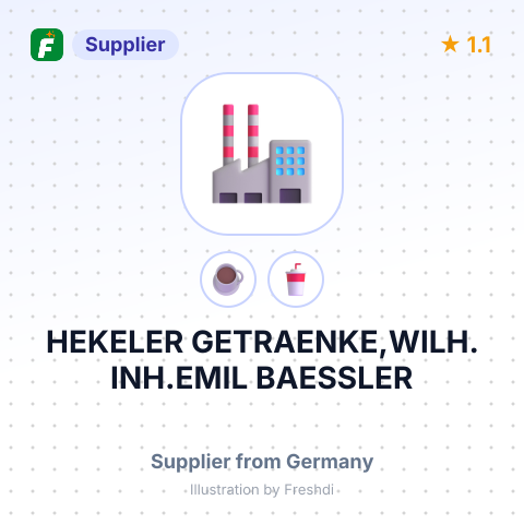 HEKELER GETRAENKE,WILH. INH.EMIL BAESSLER – summary card, no photo uploaded yet