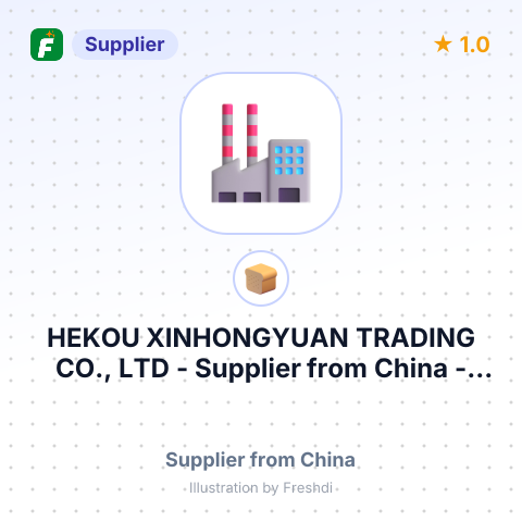 HEKOU XINHONGYUAN TRADING CO., LTD – summary card, no photo uploaded yet
