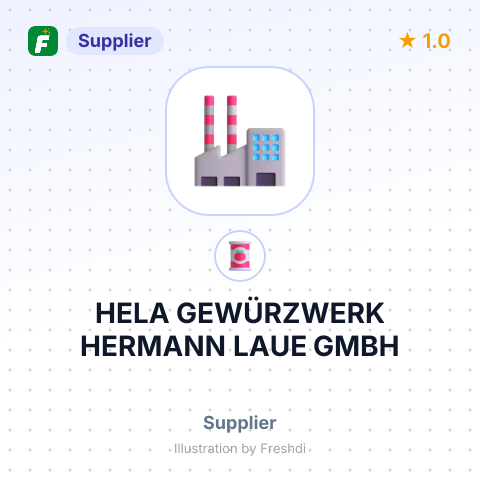 HELA GEWÜRZWERK HERMANN LAUE GMBH – summary card, no photo uploaded yet
