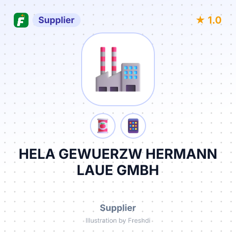 HELA GEWUERZW HERMANN LAUE GMBH – summary card, no photo uploaded yet