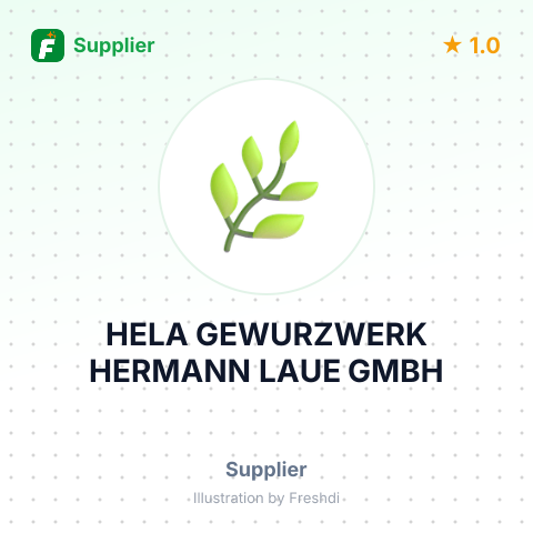 HELA GEWURZWERK HERMANN LAUE GMBH – summary card, no photo uploaded yet