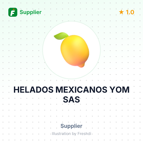HELADOS MEXICANOS YOM SAS – summary card, no photo uploaded yet