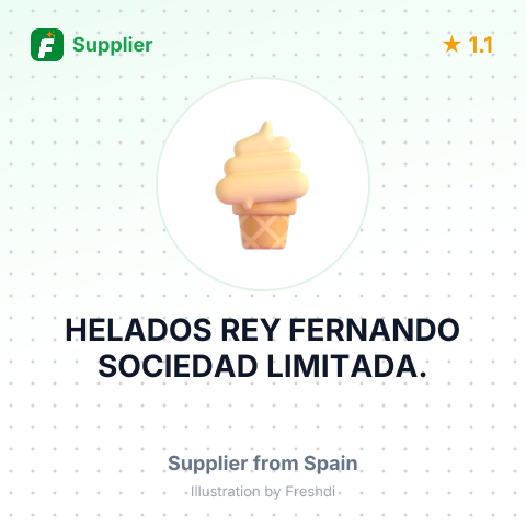 HELADOS REY FERNANDO SOCIEDAD LIMITADA. – summary card, no photo uploaded yet