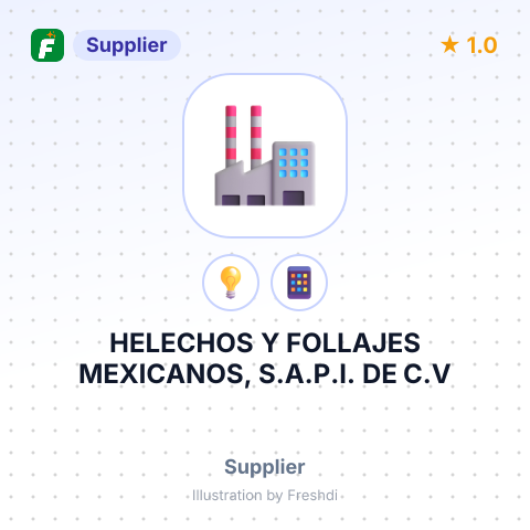 HELECHOS Y FOLLAJES MEXICANOS, S.A.P.I. DE C.V – summary card, no photo uploaded yet