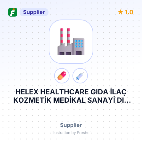 HELEX HEALTHCARE GIDA İLAÇ KOZMETİK MEDİKAL SANAYİ DIŞ TİCARET LİMİTED ŞİRKETİ – summary card, no photo uploaded yet