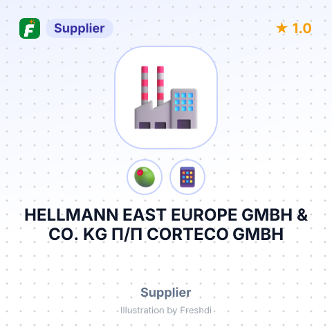HELLMANN EAST EUROPE GMBH & CO. KG П/П CORTECO GMBH – summary card, no photo uploaded yet