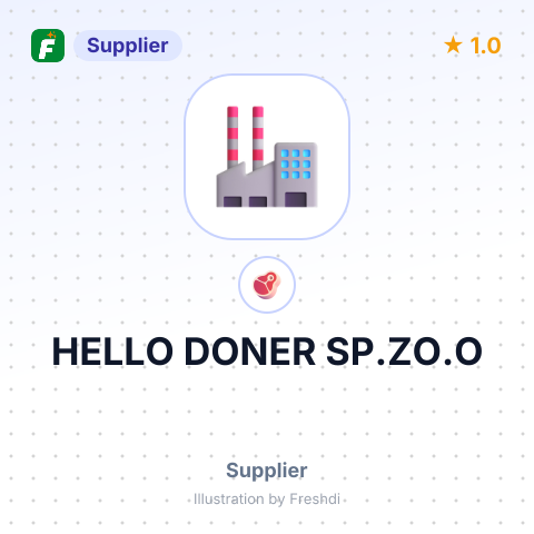 HELLO DONER SP.ZO.O – summary card, no photo uploaded yet