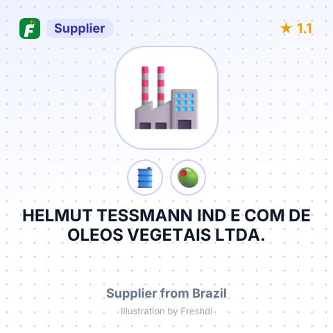 HELMUT TESSMANN IND E COM DE OLEOS VEGETAIS LTDA. – summary card, no photo uploaded yet