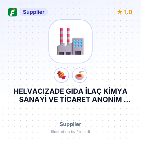 HELVACIZADE GIDA İLAÇ KİMYA SANAYİ VE TİCARET ANONİM ŞİRKETİ – summary card, no photo uploaded yet