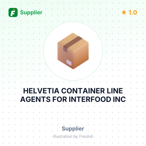 HELVETIA CONTAINER LINE AGENTS FOR INTERFOOD INC – summary card, no photo uploaded yet