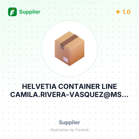 HELVETIA CONTAINER LINE CAMILA.RIVERA-VASQUEZ@MSC. COM – summary card, no photo uploaded yet