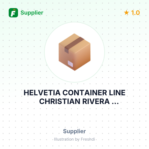 HELVETIA CONTAINER LINE CHRISTIAN RIVERA CHRISTIAN.RIVERA@FRACHT. COM – summary card, no photo uploaded yet