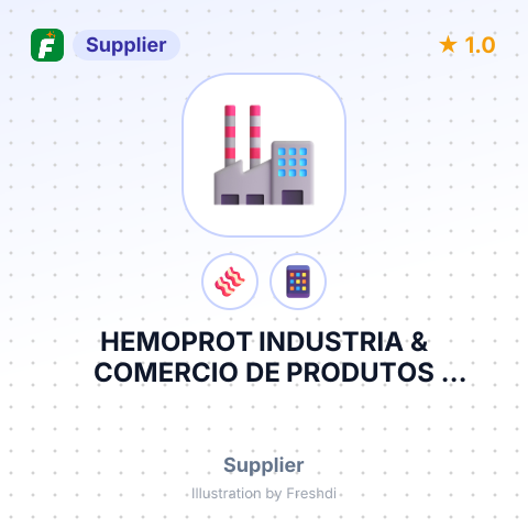 HEMOPROT INDUSTRIA & COMERCIO DE PRODUTOS FRIGORIFICOS LTDA – summary card, no photo uploaded yet