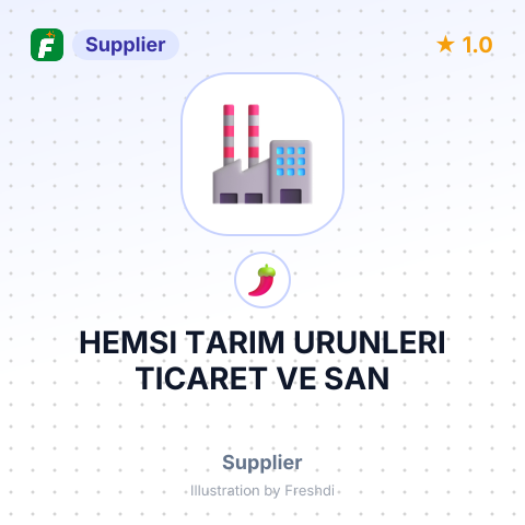 HEMSI TARIM URUNLERI TICARET VE SAN – summary card, no photo uploaded yet