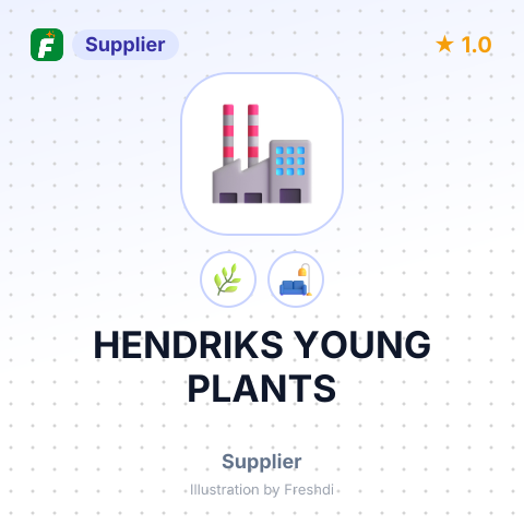 HENDRIKS YOUNG PLANTS – summary card, no photo uploaded yet