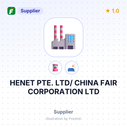 HENET PTE. LTD/ CHINA FAIR CORPORATION LTD – summary card, no photo uploaded yet