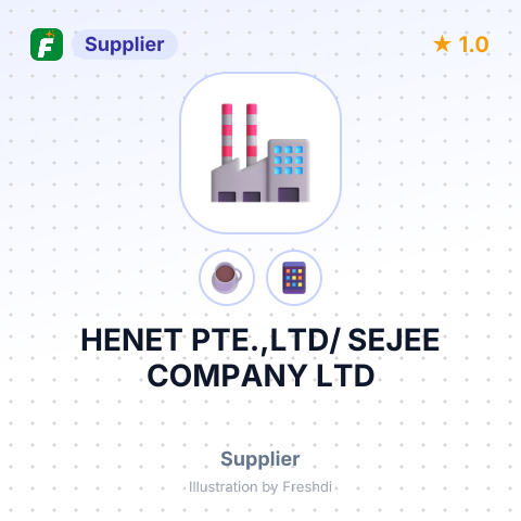 HENET PTE.,LTD/ SEJEE COMPANY LTD – summary card, no photo uploaded yet