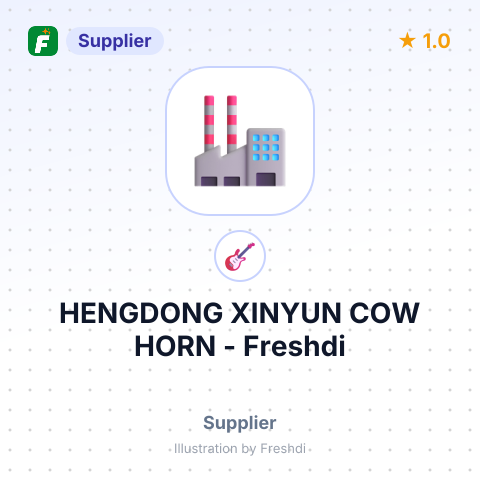 HENGDONG XINYUN COW HORN – summary card, no photo uploaded yet