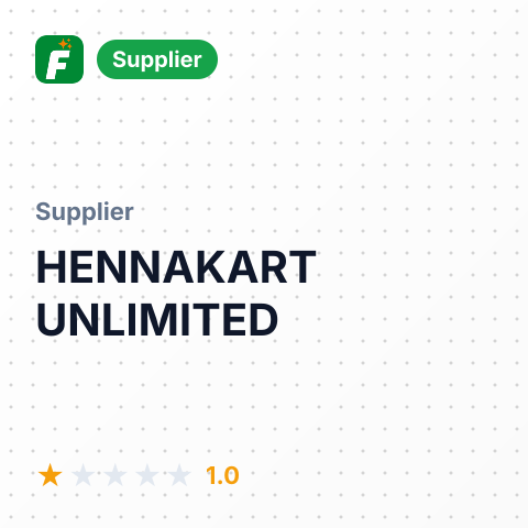 HENNAKART UNLIMITED – summary card, no photo uploaded yet