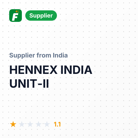 HENNEX INDIA UNIT-II – summary card, no photo uploaded yet