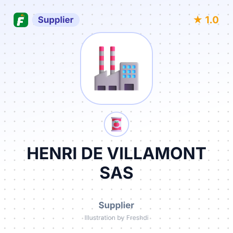 HENRI DE VILLAMONT SAS – summary card, no photo uploaded yet