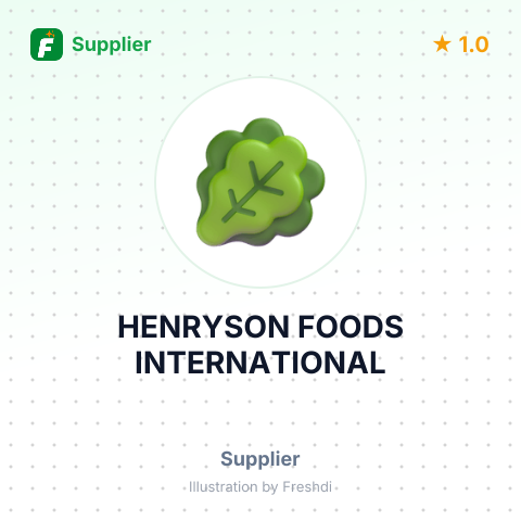 HENRYSON FOODS INTERNATIONAL – summary card, no photo uploaded yet