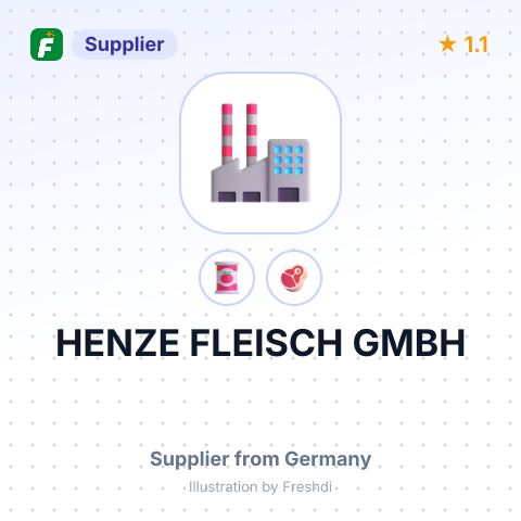 HENZE FLEISCH GMBH – summary card, no photo uploaded yet