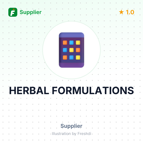 HERBAL FORMULATIONS – summary card, no photo uploaded yet