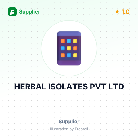 HERBAL ISOLATES PVT LTD – summary card, no photo uploaded yet