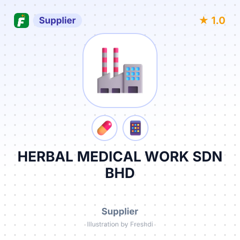 HERBAL MEDICAL WORK SDN BHD – summary card, no photo uploaded yet
